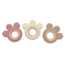 Afbeelding in Gallery-weergave laden, Soft & Hard | FRUIT Wood & Silicone Teether | SAND