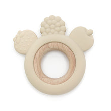 Afbeelding in Gallery-weergave laden, Soft & Hard | FRUIT Wood & Silicone Teether | SAND