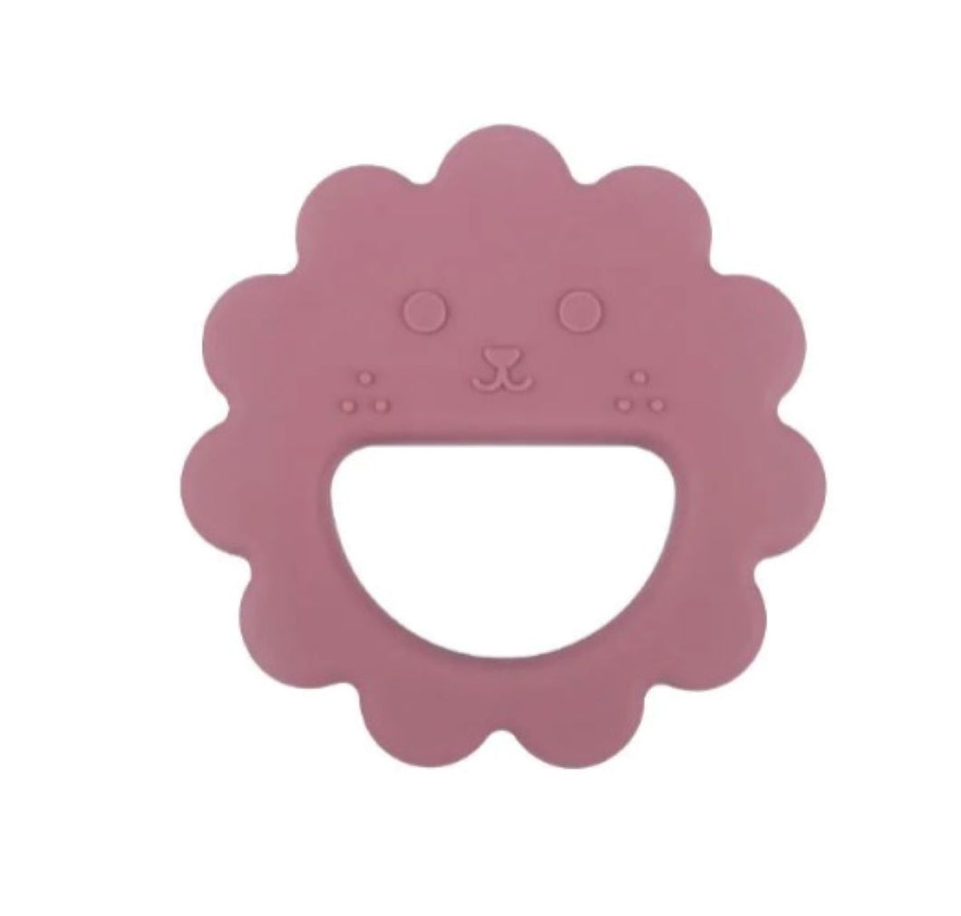 SNUFIE | Baby Silicone Teether | Flower | PLUM